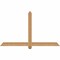 Ekena Millwork Eugene Smooth Timber Gable Bracket, Western Red Cedar, 60"W x 35"H x 3 1/2"D x 3 1/2"F, 14/12 Pitch GBW060X35X0404EUG00SWR - alternate 1